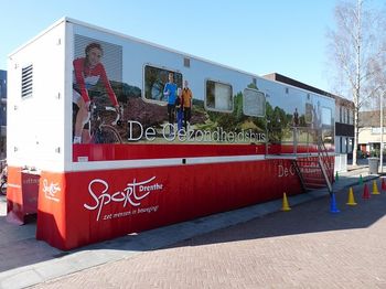 Mobiel fitcentrum voor Drentse jeugd